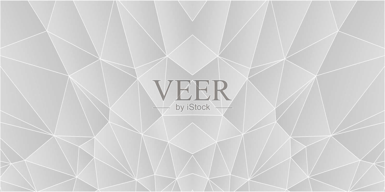 灰色背景上的几何元素的抽象背景。矢量图插画图片素材