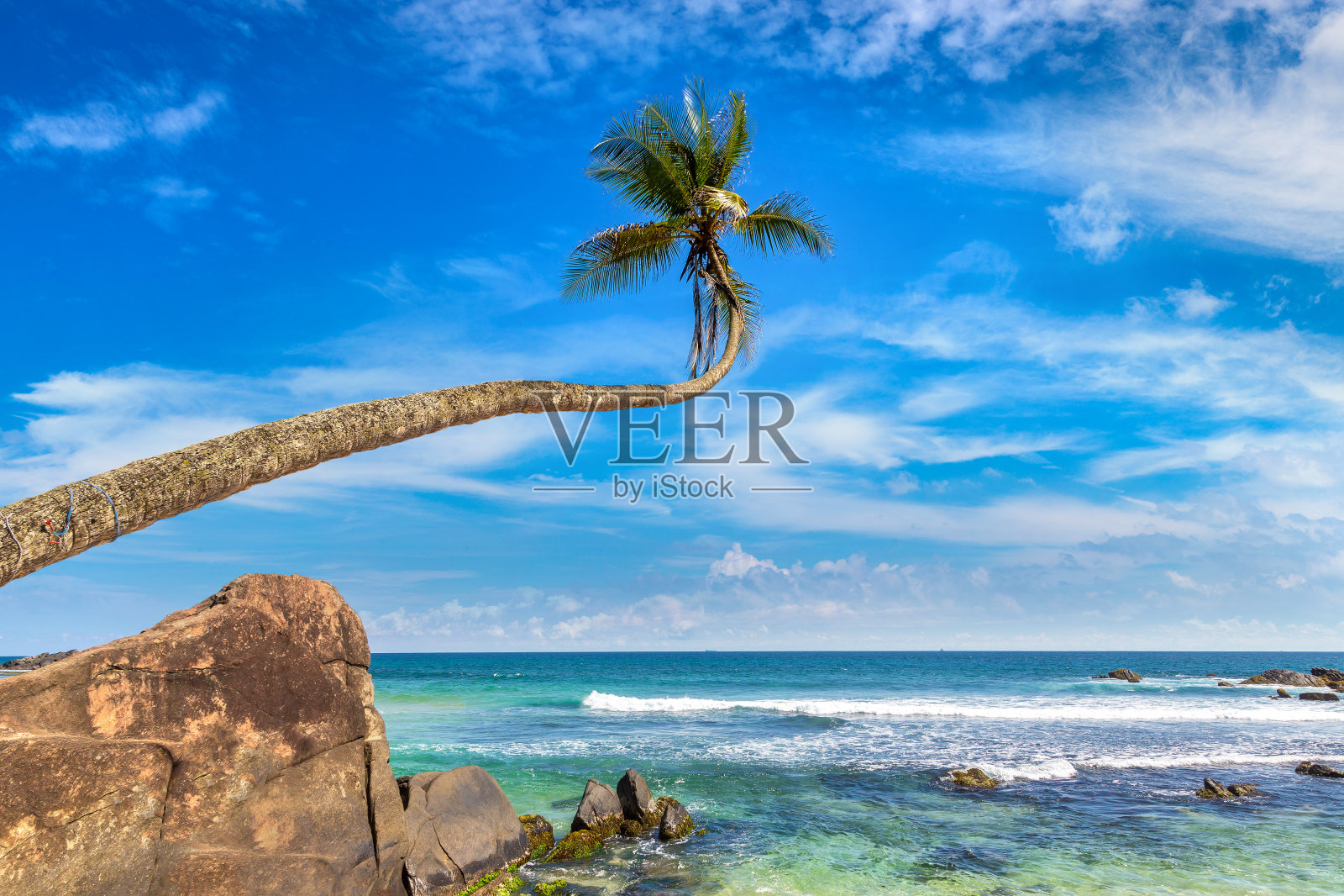 斯里兰卡的达拉韦拉海滩照片摄影图片