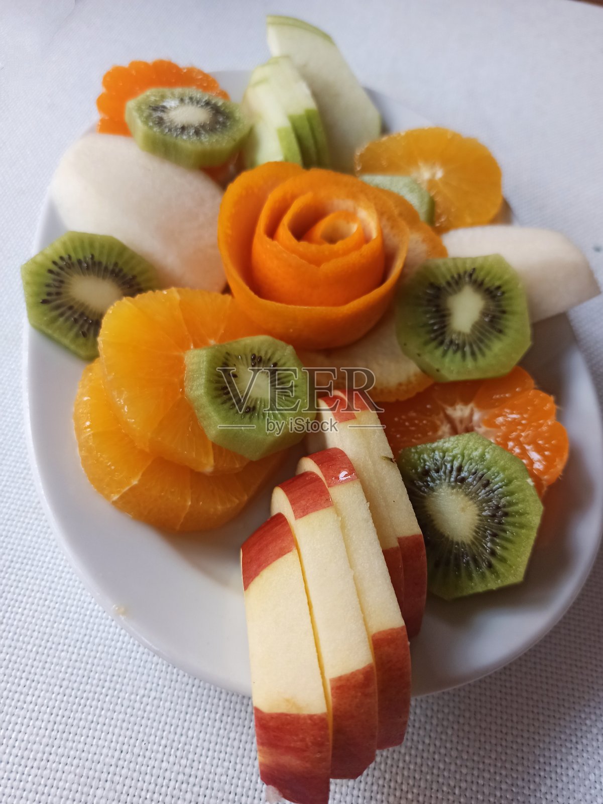 伊斯坦布尔土耳其,新鲜的冬季水果切片照片摄影图片