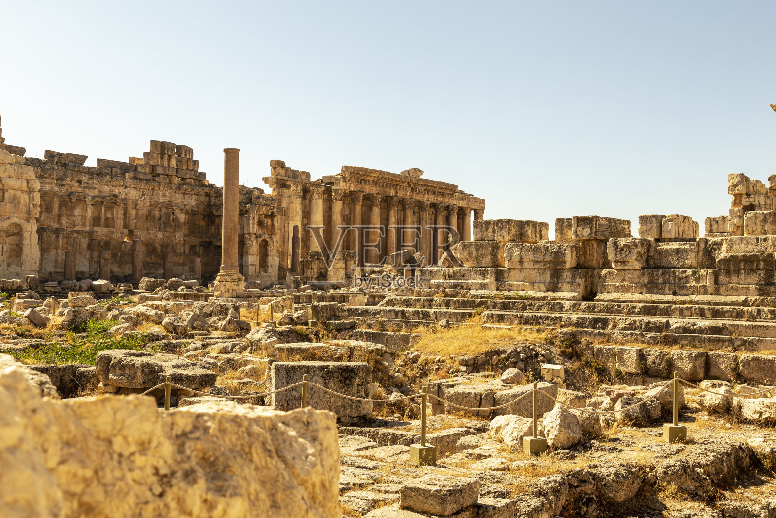 黎巴嫩贝卡山谷巴勒贝克遗址照片摄影图片