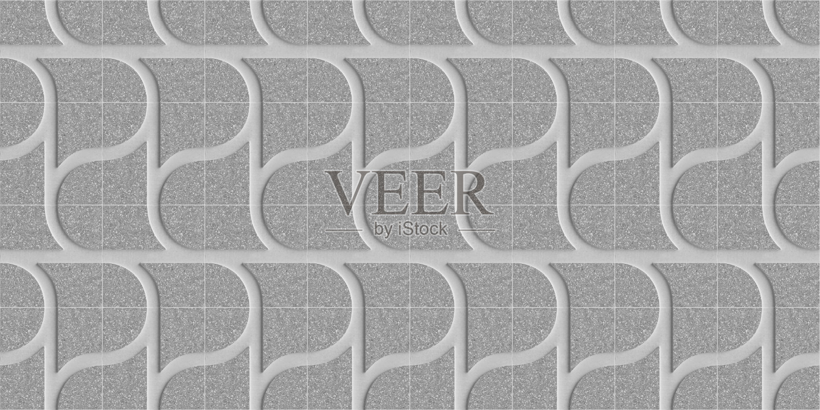 无缝的黑白灰混凝土砖纹理,在几何正方形图案的背景和壁纸,单色色调,对称夫妇照片摄影图片