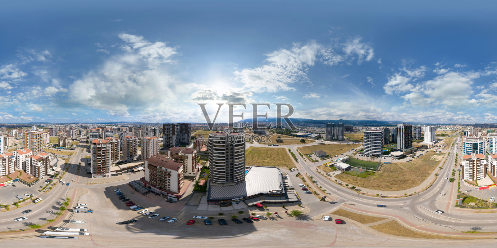 布尔萨鸟瞰图照片摄影图片