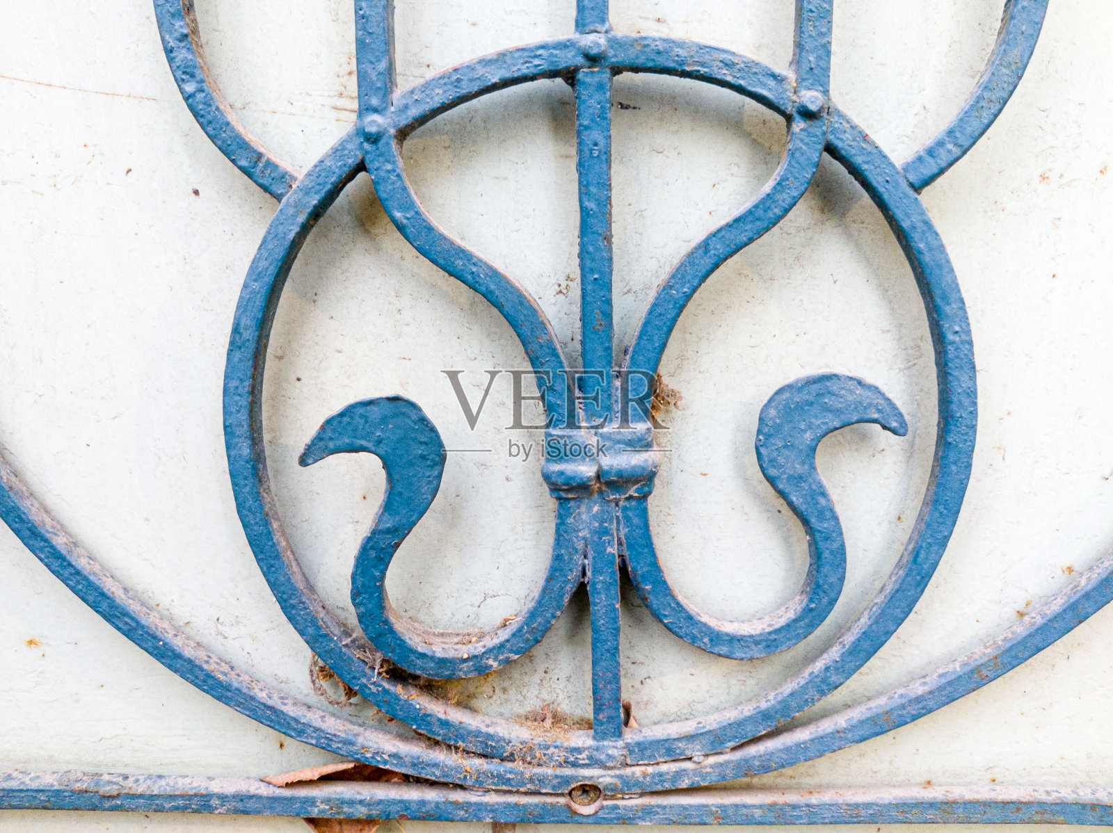 油漆金属装饰门照片摄影图片