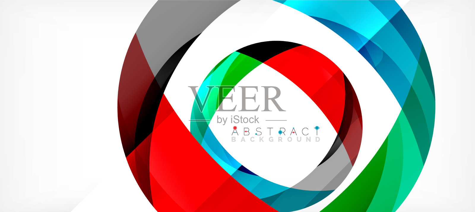 颜色圆形状最小的几何背景插画图片素材