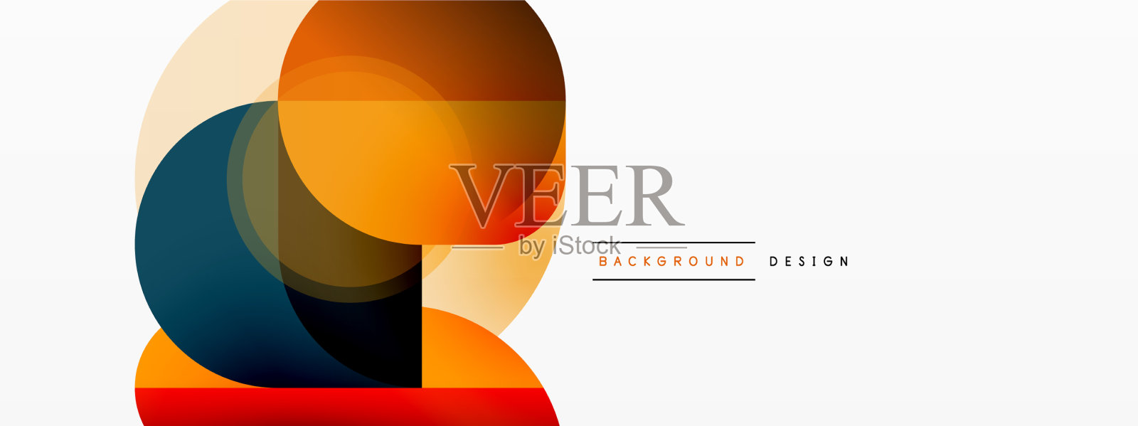 创意几何壁纸最小的圆插画图片素材