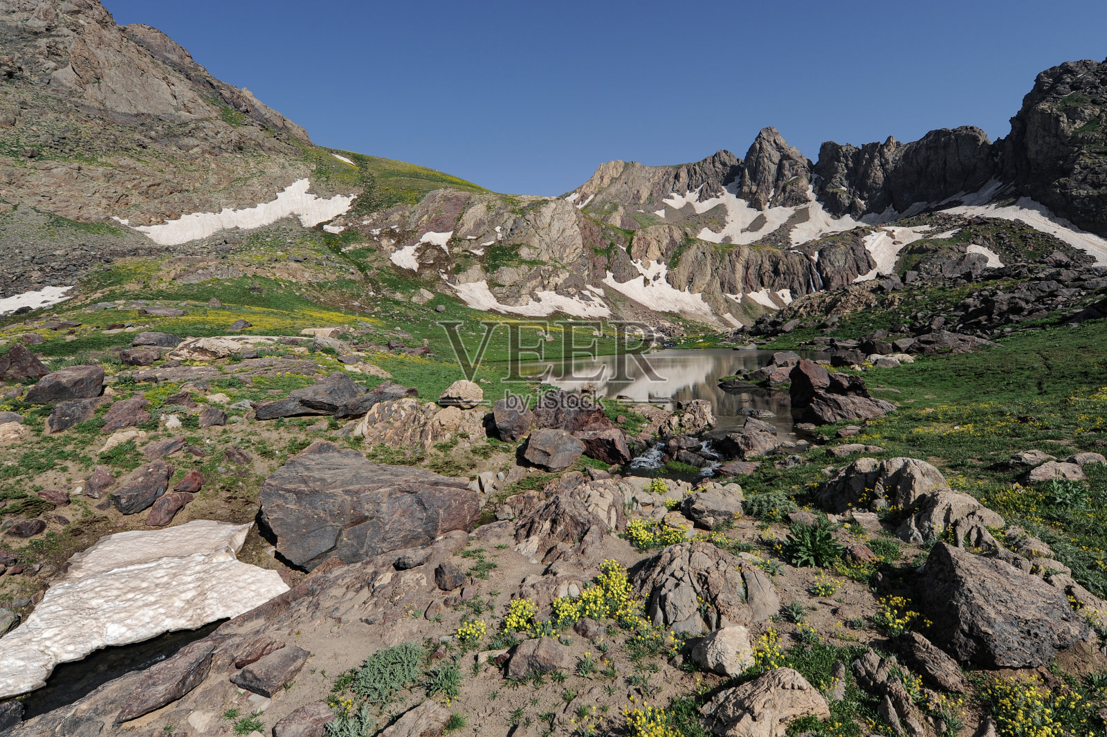 哈卡里省遭到坐在湖照片摄影图片