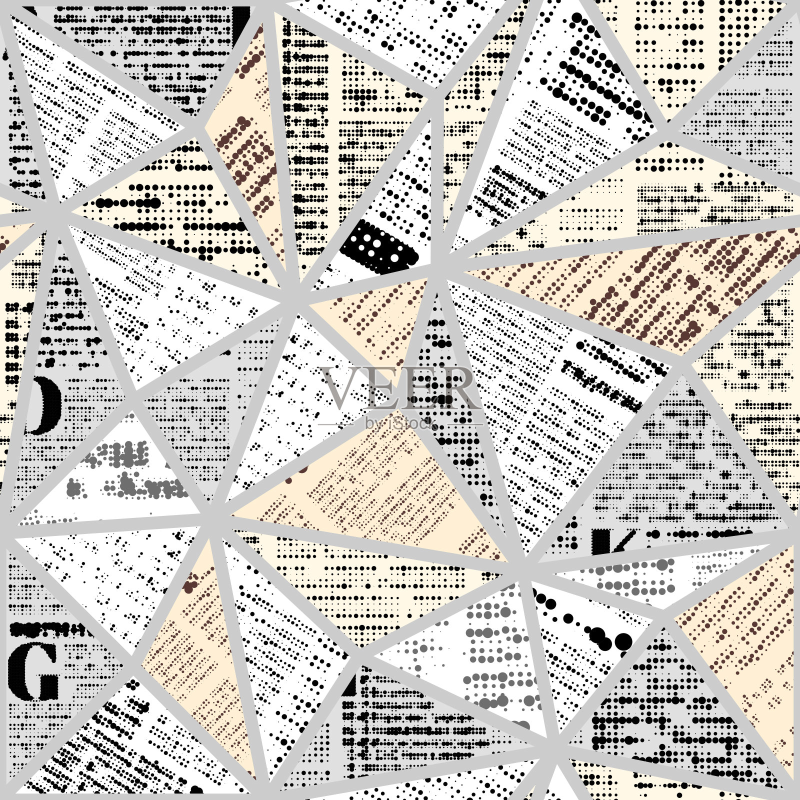 模仿一份抽象的老式报纸。阅读文本。插画图片素材