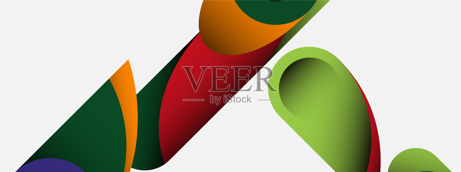 抽象背景最小几何圆和插画图片素材