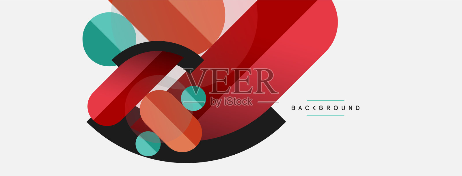 圆的几何形状,线和圆插画图片素材