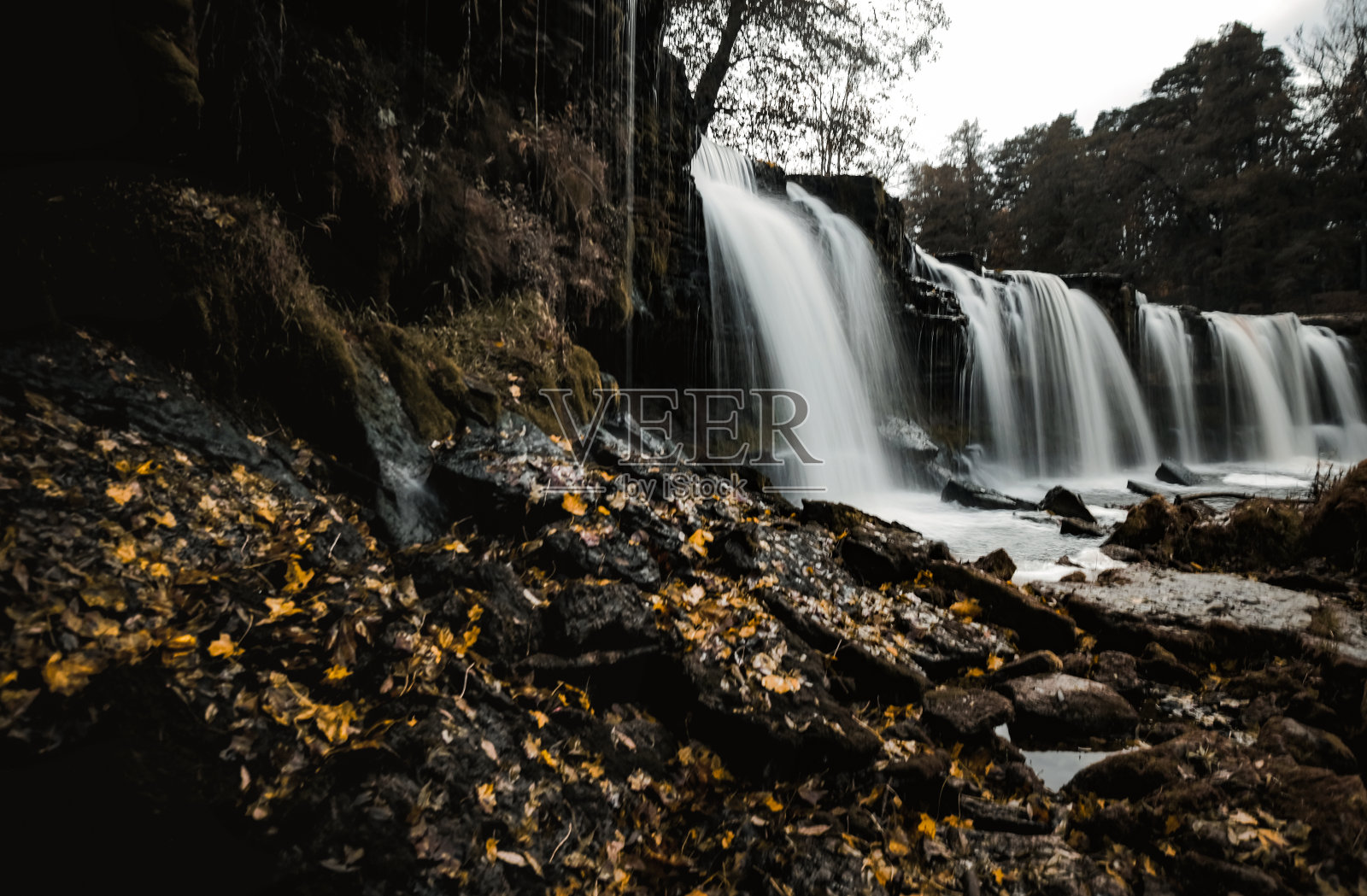 爱沙尼亚美丽的水门。凯拉琼照片摄影图片