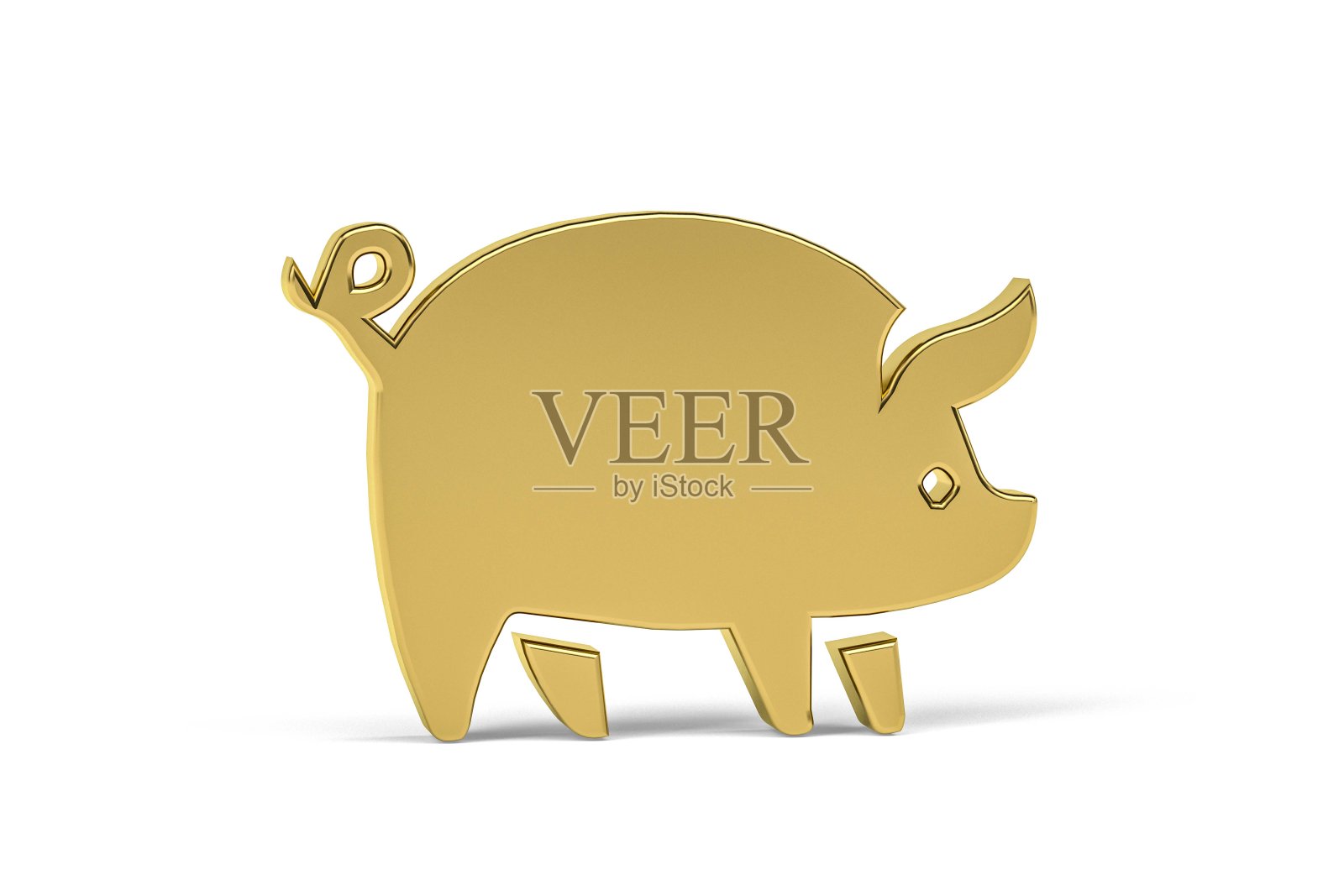 猪的图标照片摄影图片