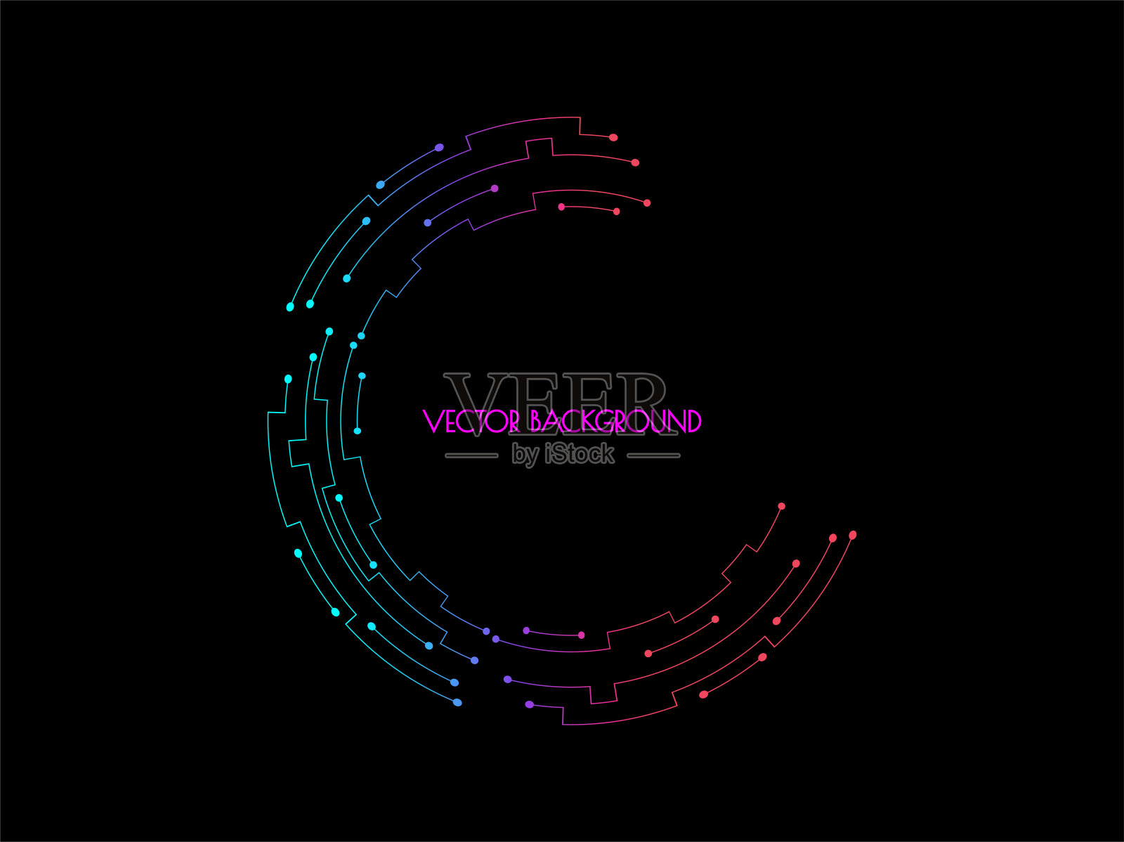 抽象未来背景技术科幻矢量图像插画图片素材