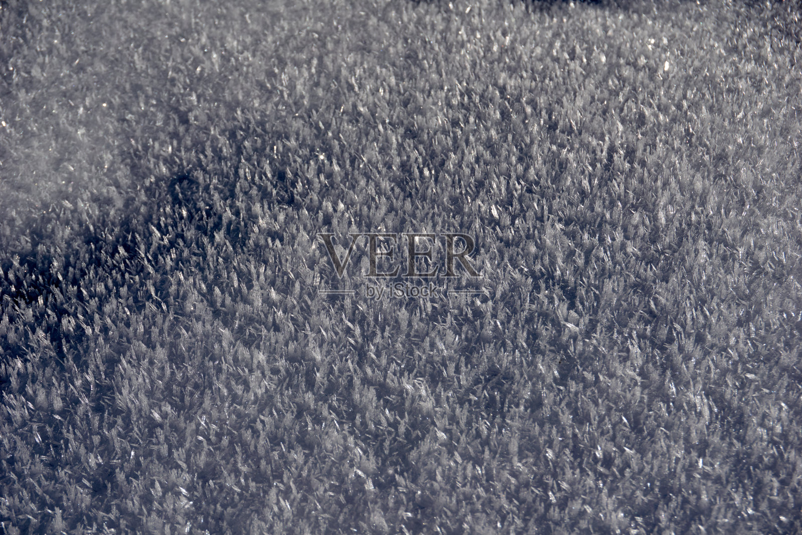 冬季冰冻冰晶的特写照片摄影图片