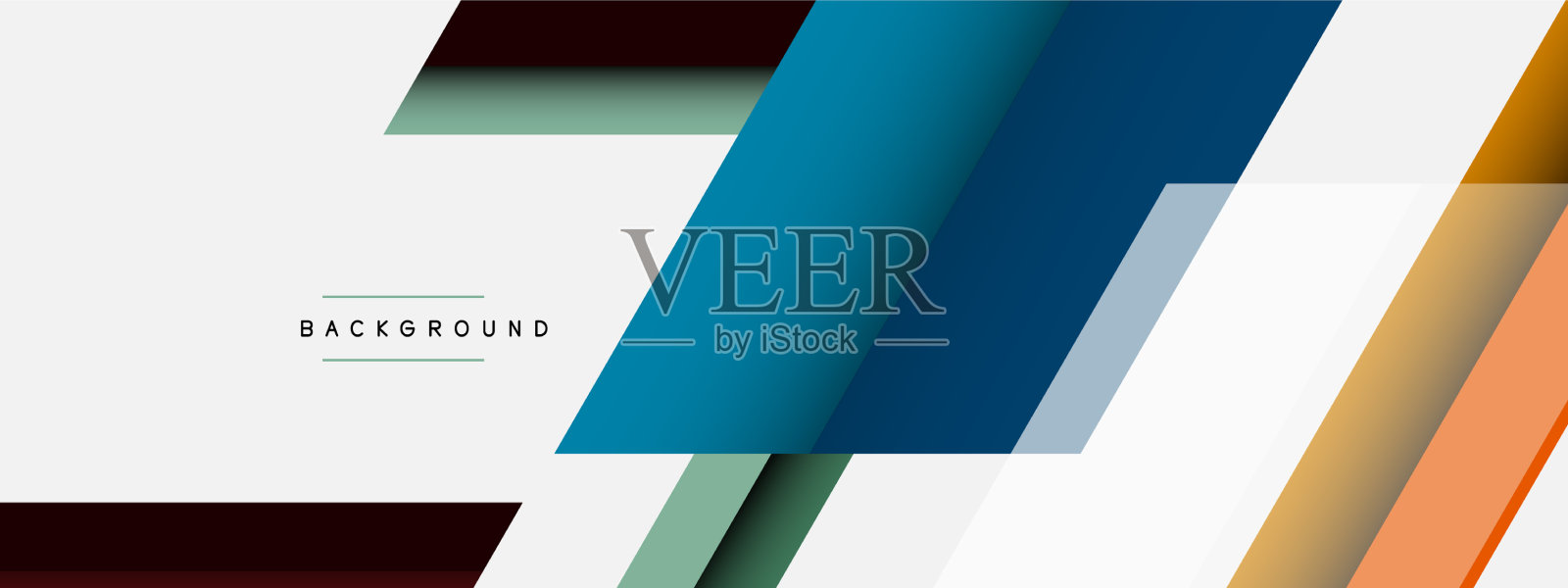 背景抽象重叠色插画图片素材