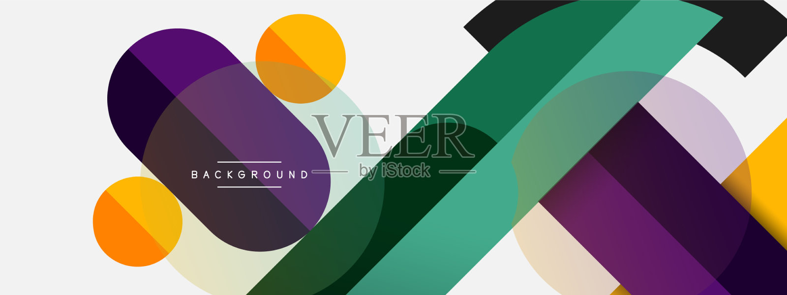 圆的几何形状,线和圆插画图片素材