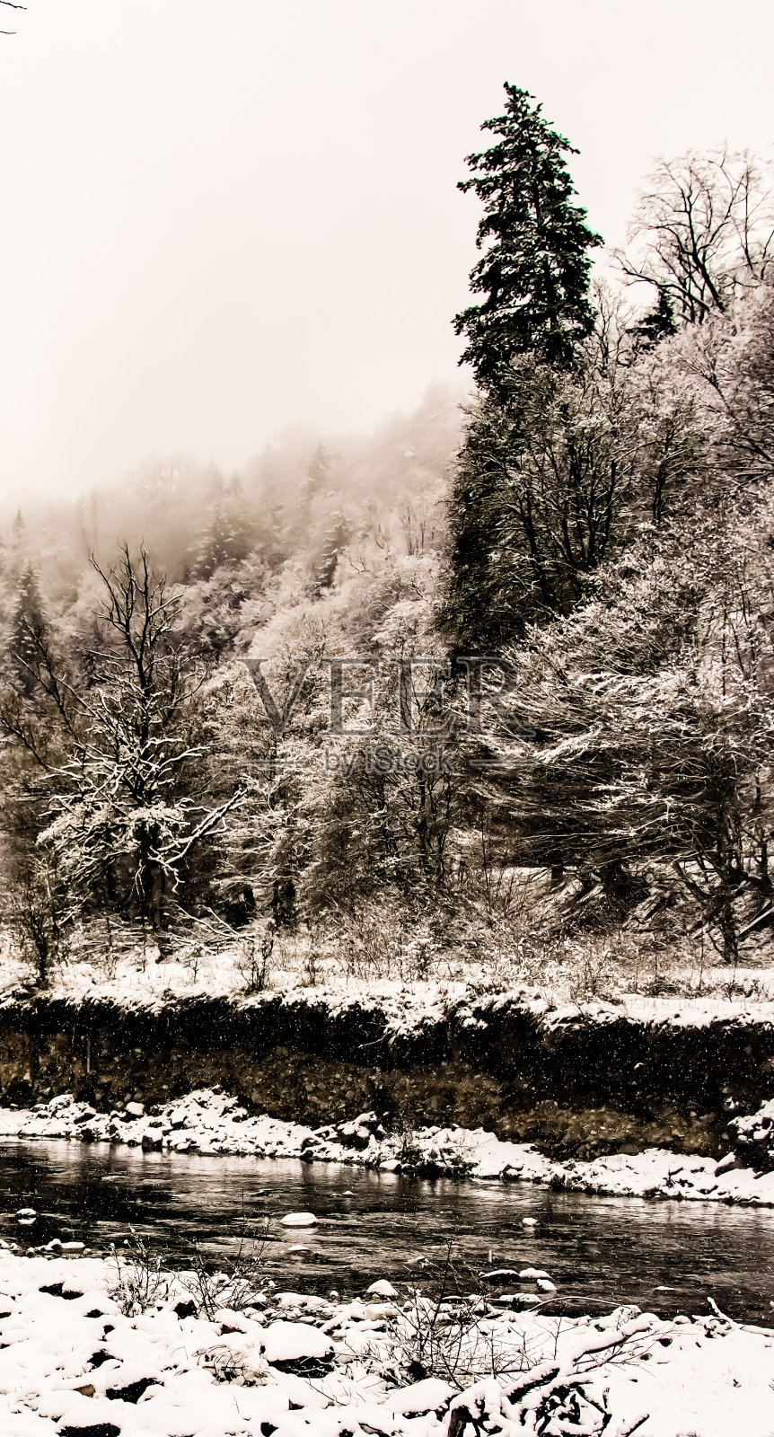 冬季景观格鲁吉亚照片摄影图片
