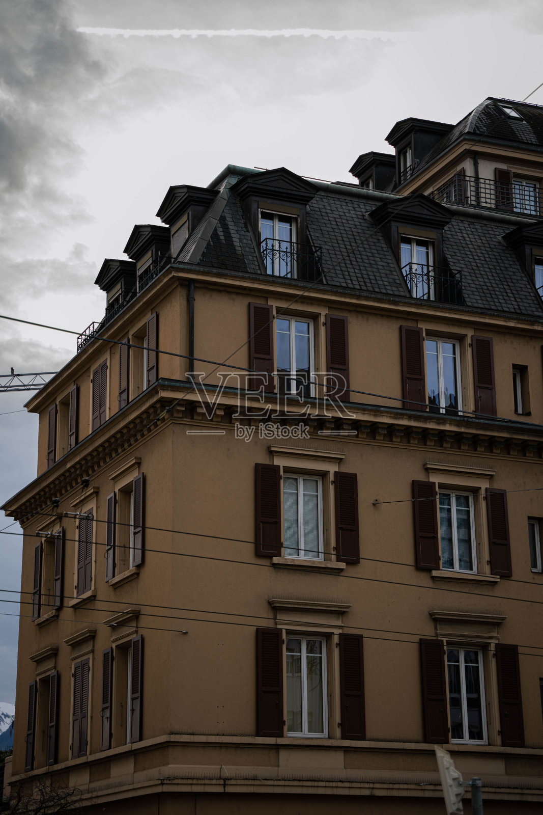 住宅建筑的照片摄影图片