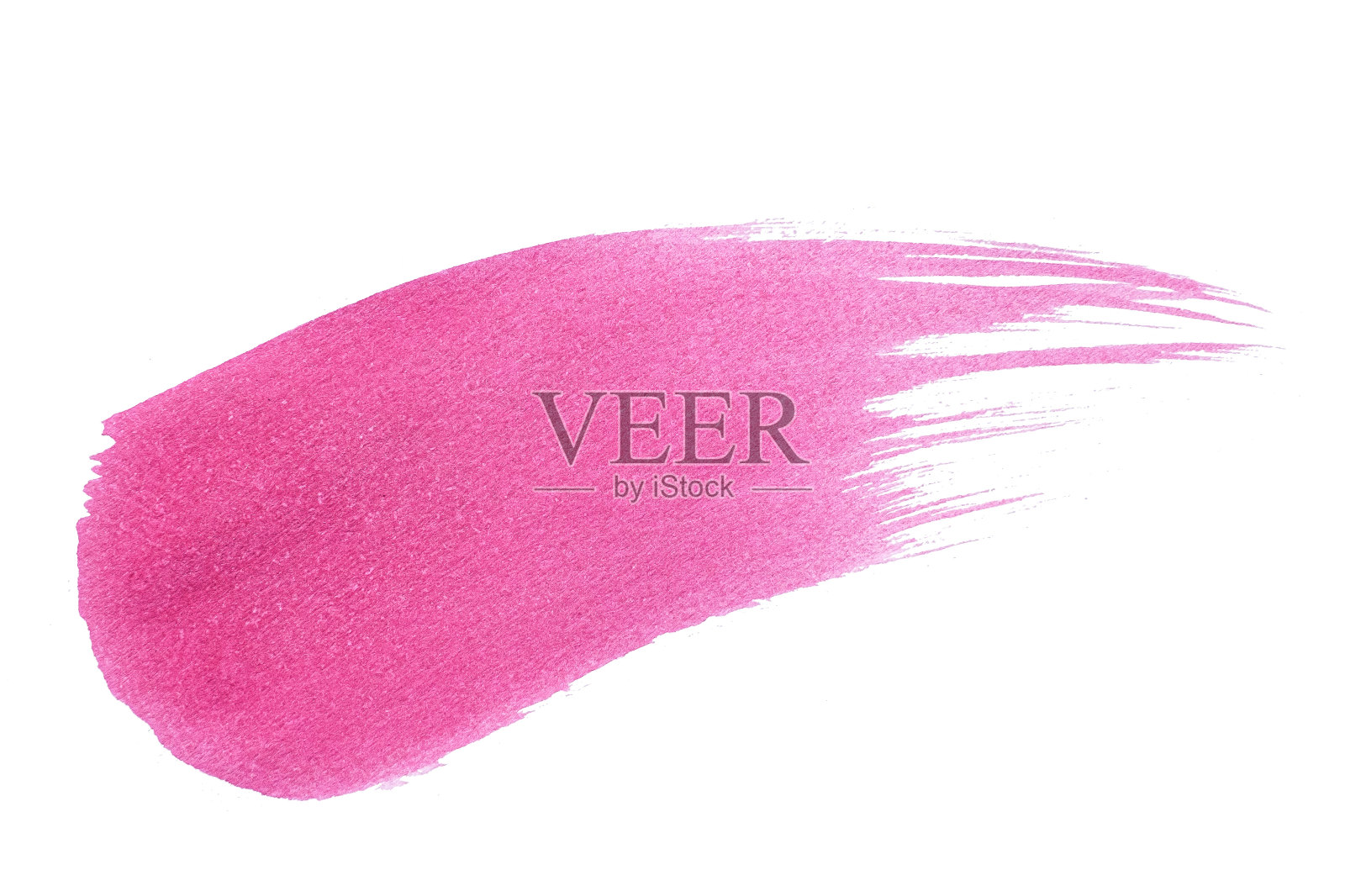 抽象丙烯酸水彩油漆刷笔触纹理孤立在白色背景的标志和横幅。设计、创意和插图。照片摄影图片