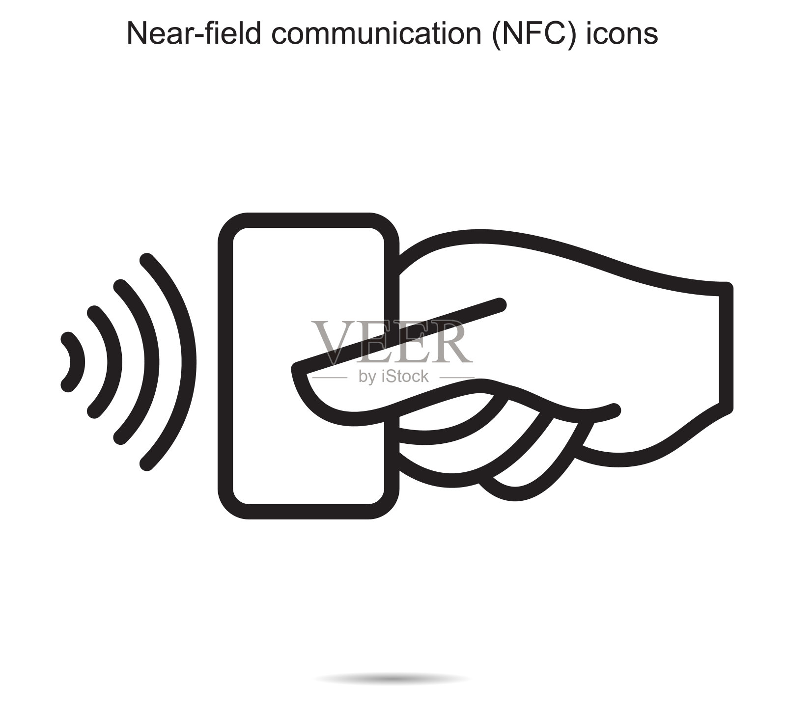 NFC图标插画图片素材