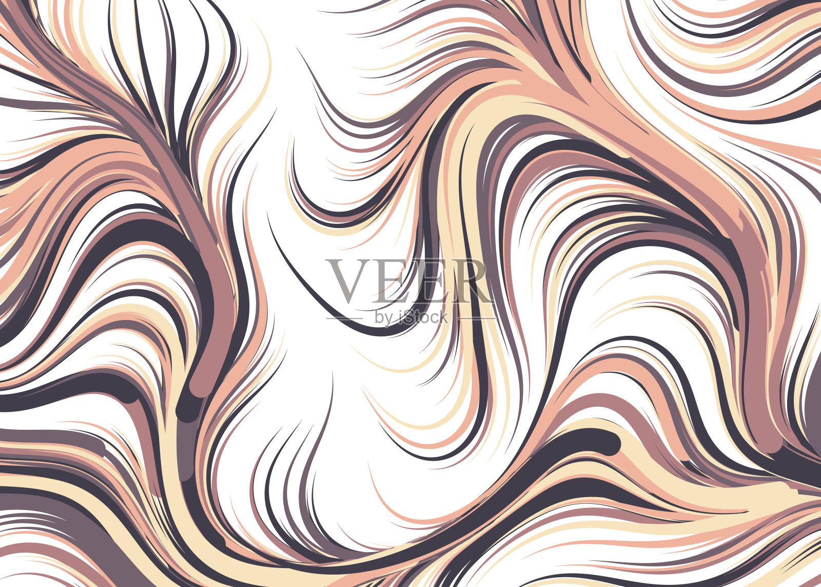 摘要柏林噪声几何图案生成计算艺术插图插画图片素材