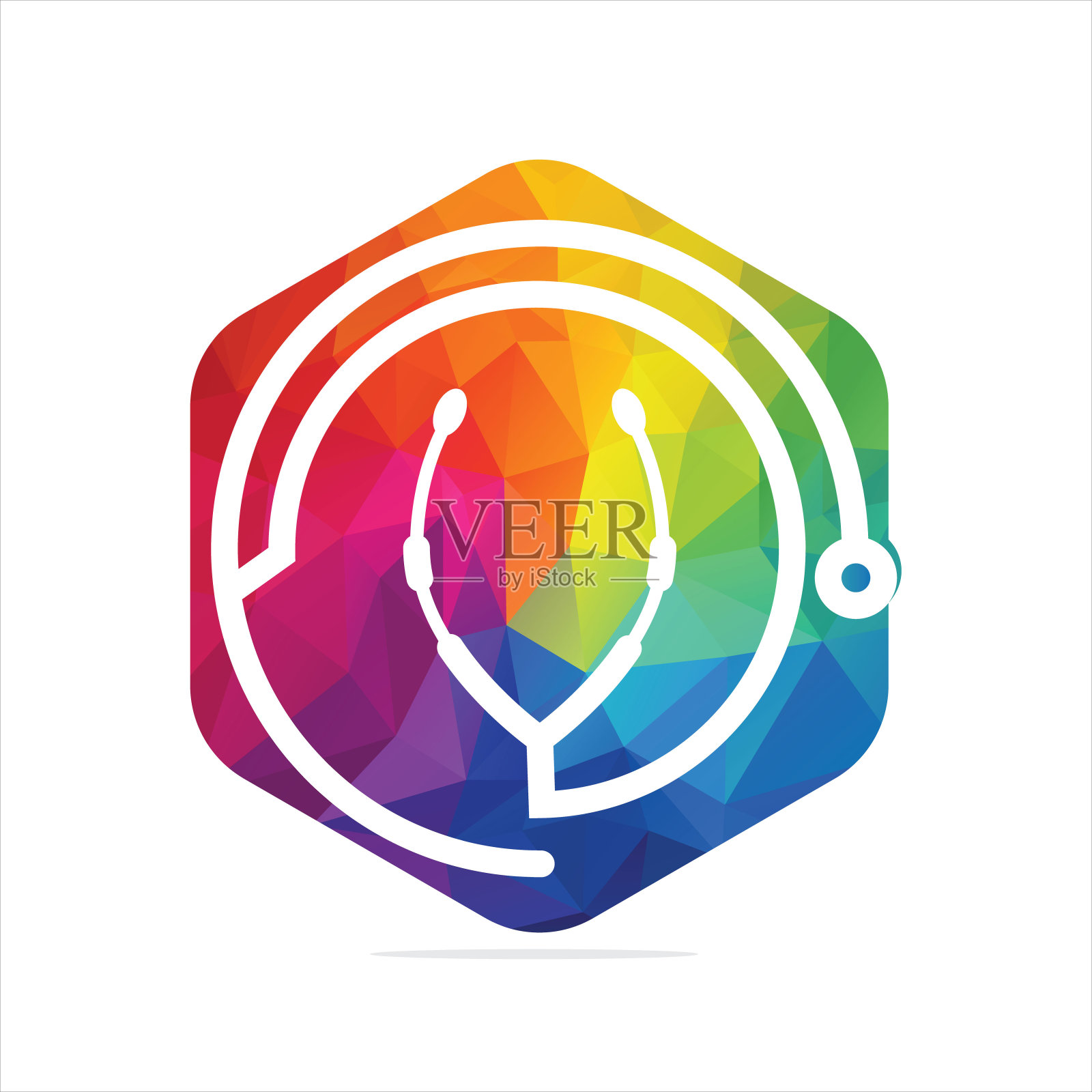 卫生保健的象征。医疗矢量标识设计。插画图片素材