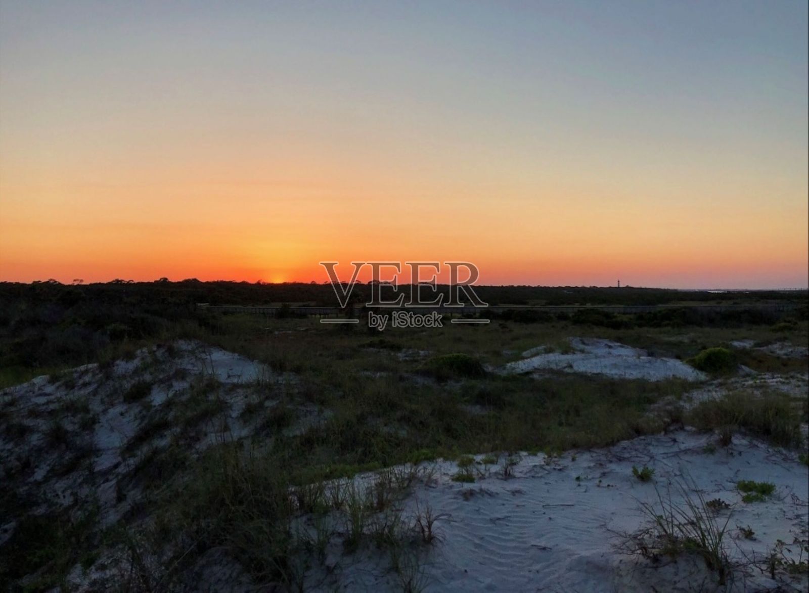 沙丘黄昏照片摄影图片