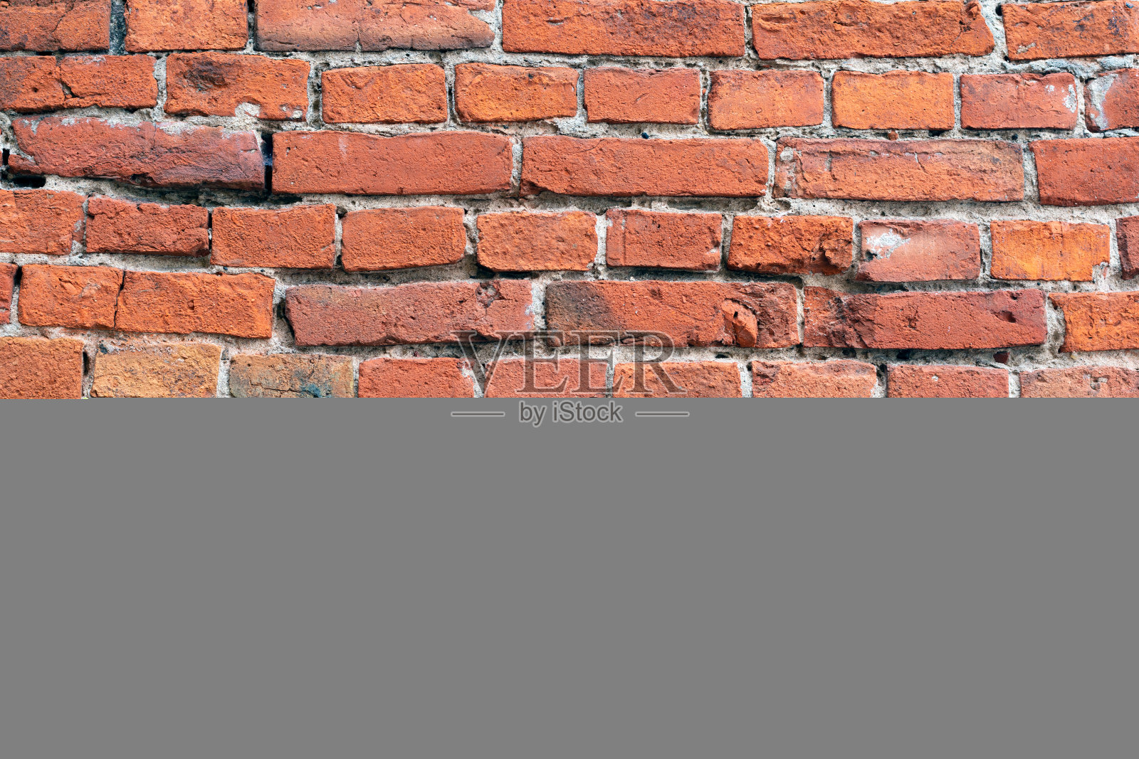 用灰浆砌的旧砖墙照片摄影图片