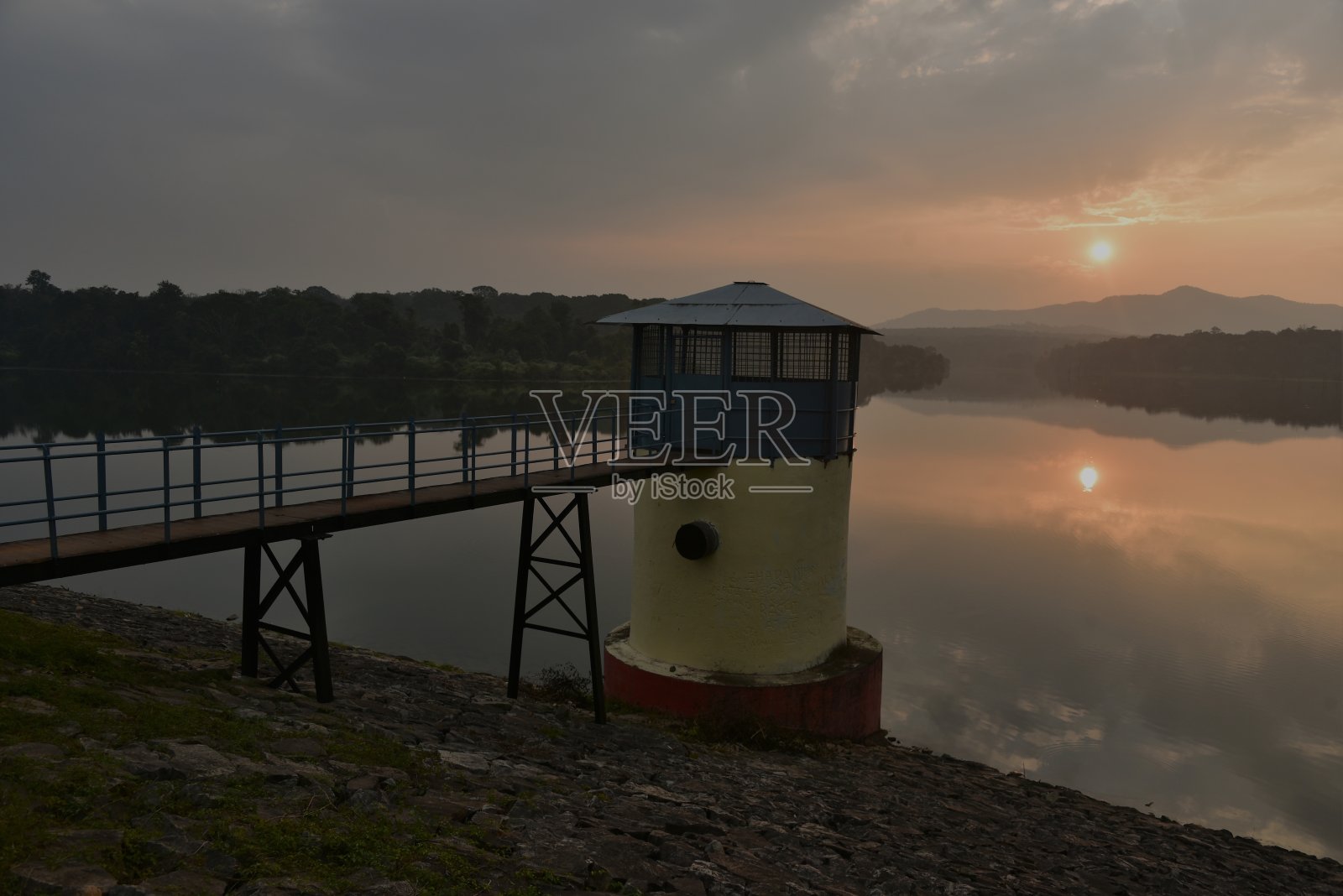 Chiklihole大坝水库,库沙尔纳加尔,库尔格,卡纳塔克邦,印度照片摄影图片