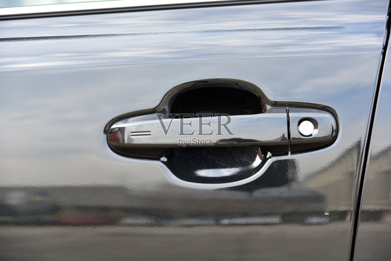 车门上的把手照片摄影图片