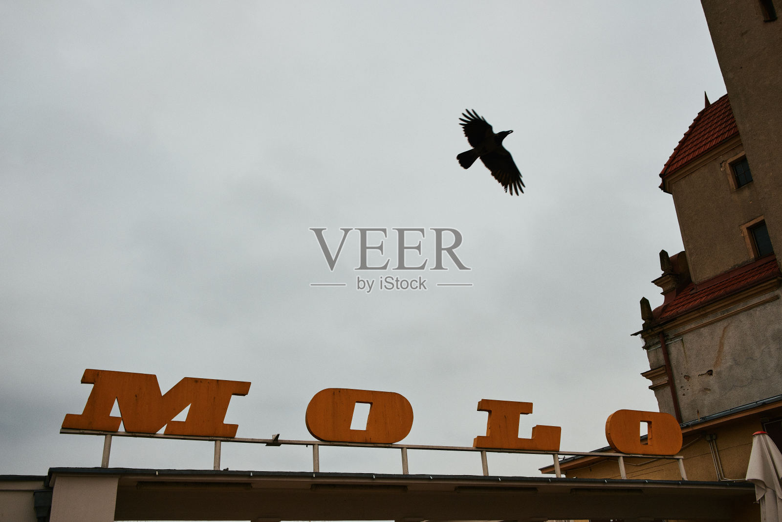 波兰索波特的莫洛码头照片摄影图片