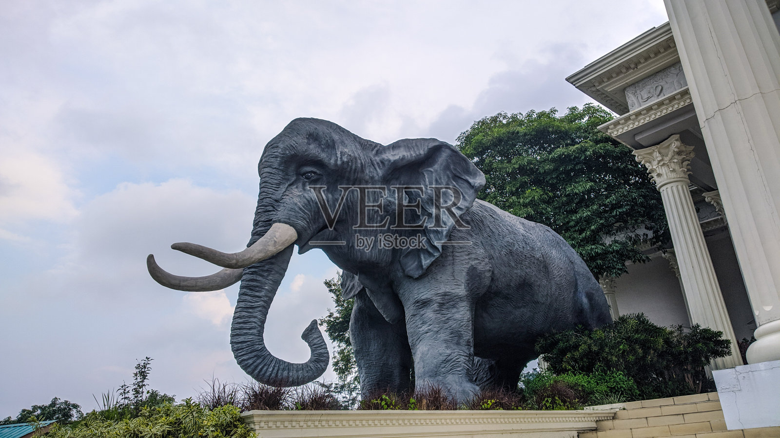 大象雕像照片摄影图片