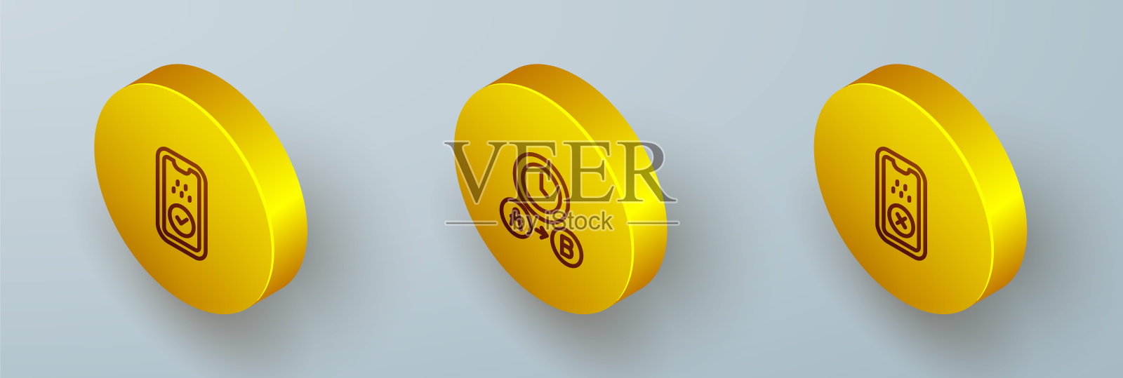 出租车移动应用、等待时间和图标。向量图标素材