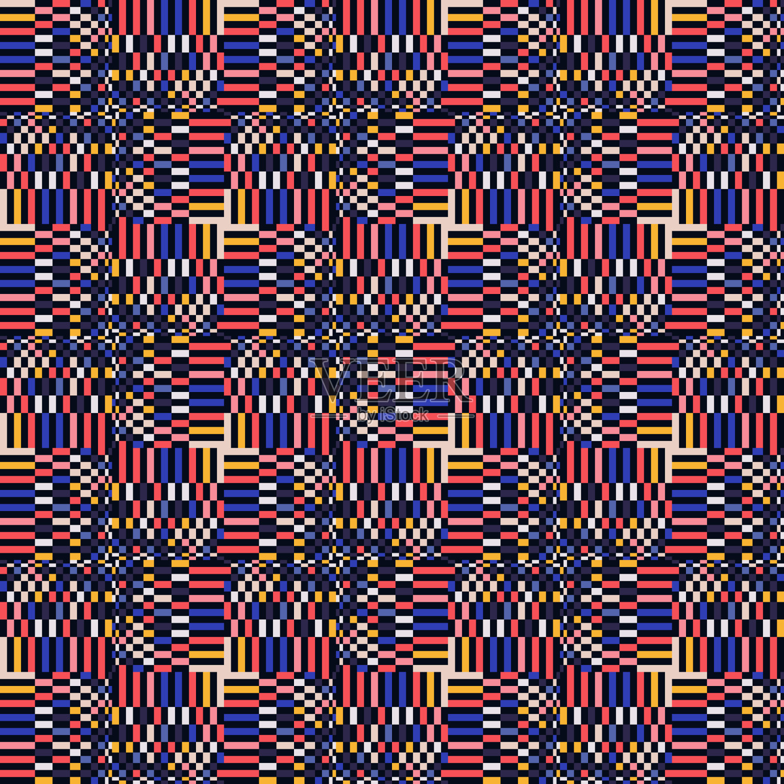 生成设计艺术品的抽象矢量生成形状组成插画图片素材