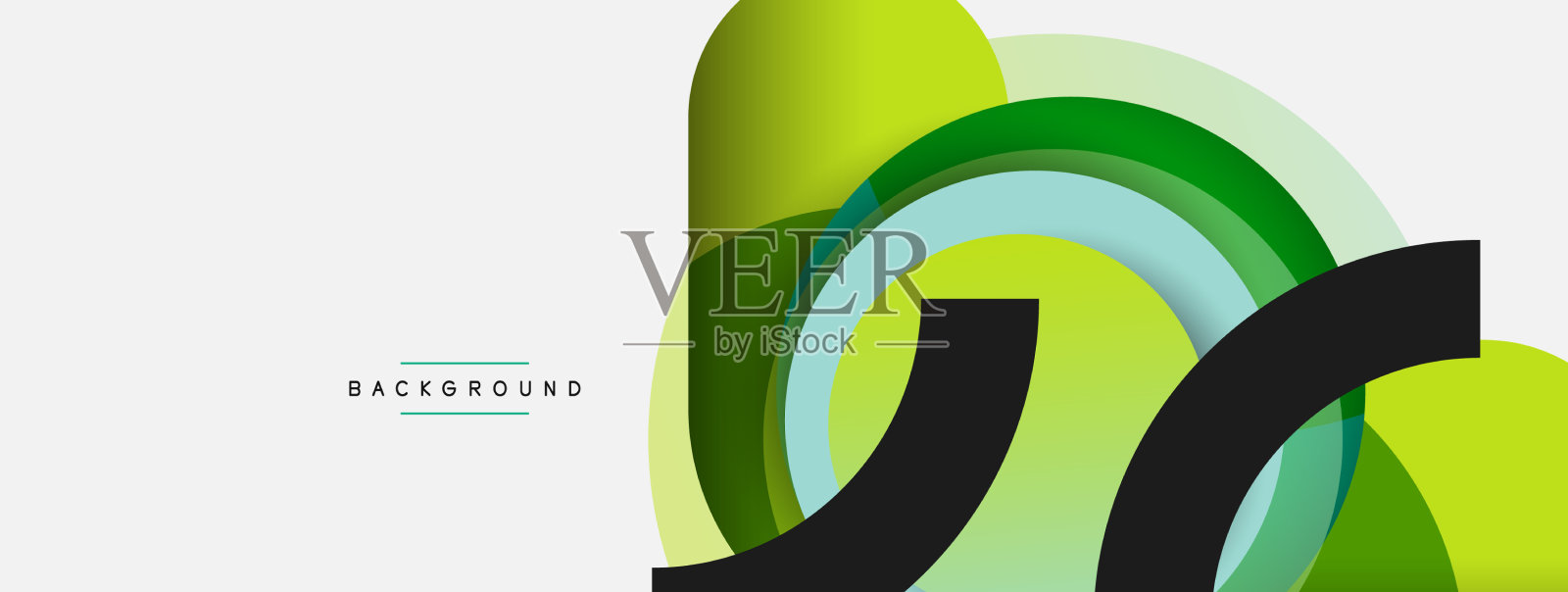 圆的形状圈最小的几何插画图片素材