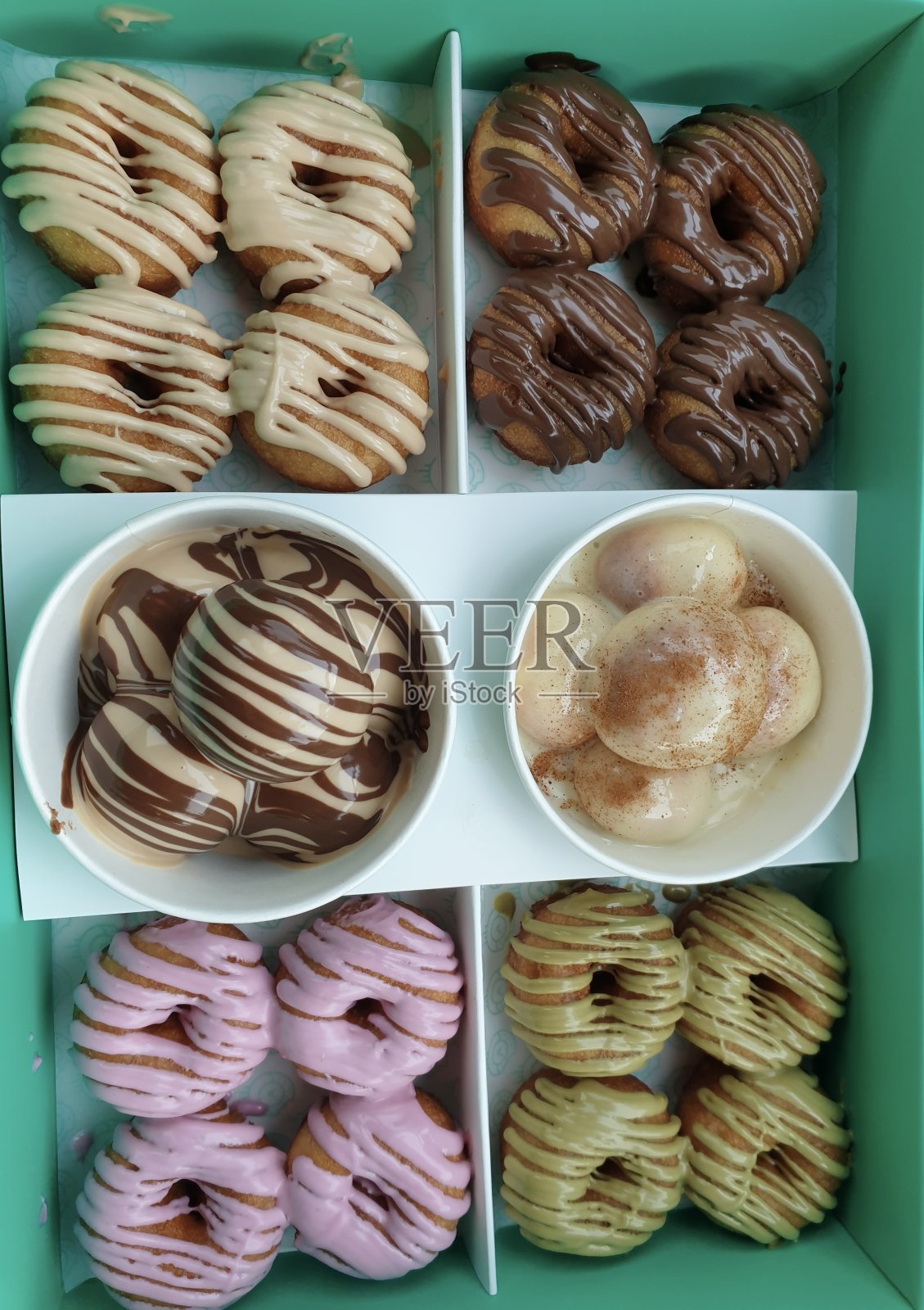 迷你甜甜圈照片摄影图片