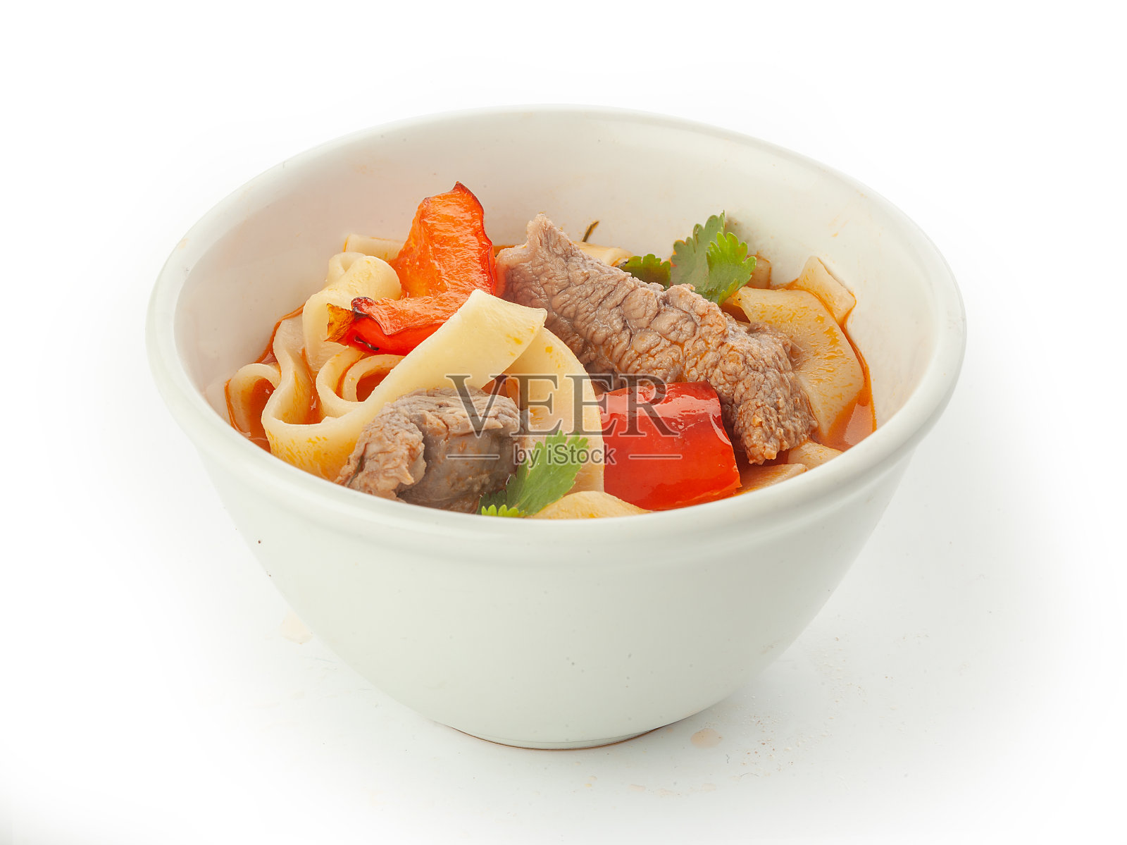 拉格曼在碗里照片摄影图片