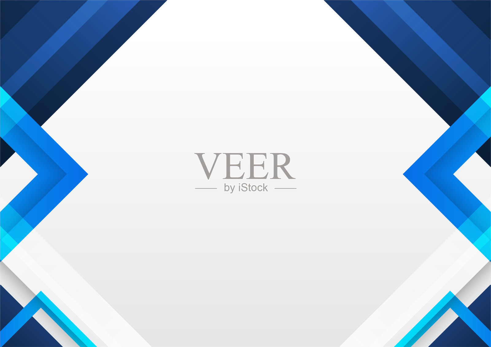 现代蓝白色抽象背景介绍与企业理念插画图片素材