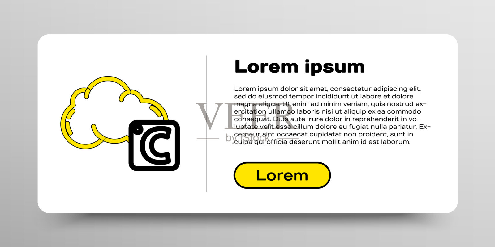 线摄氏度和云图标孤立在白色上图标素材