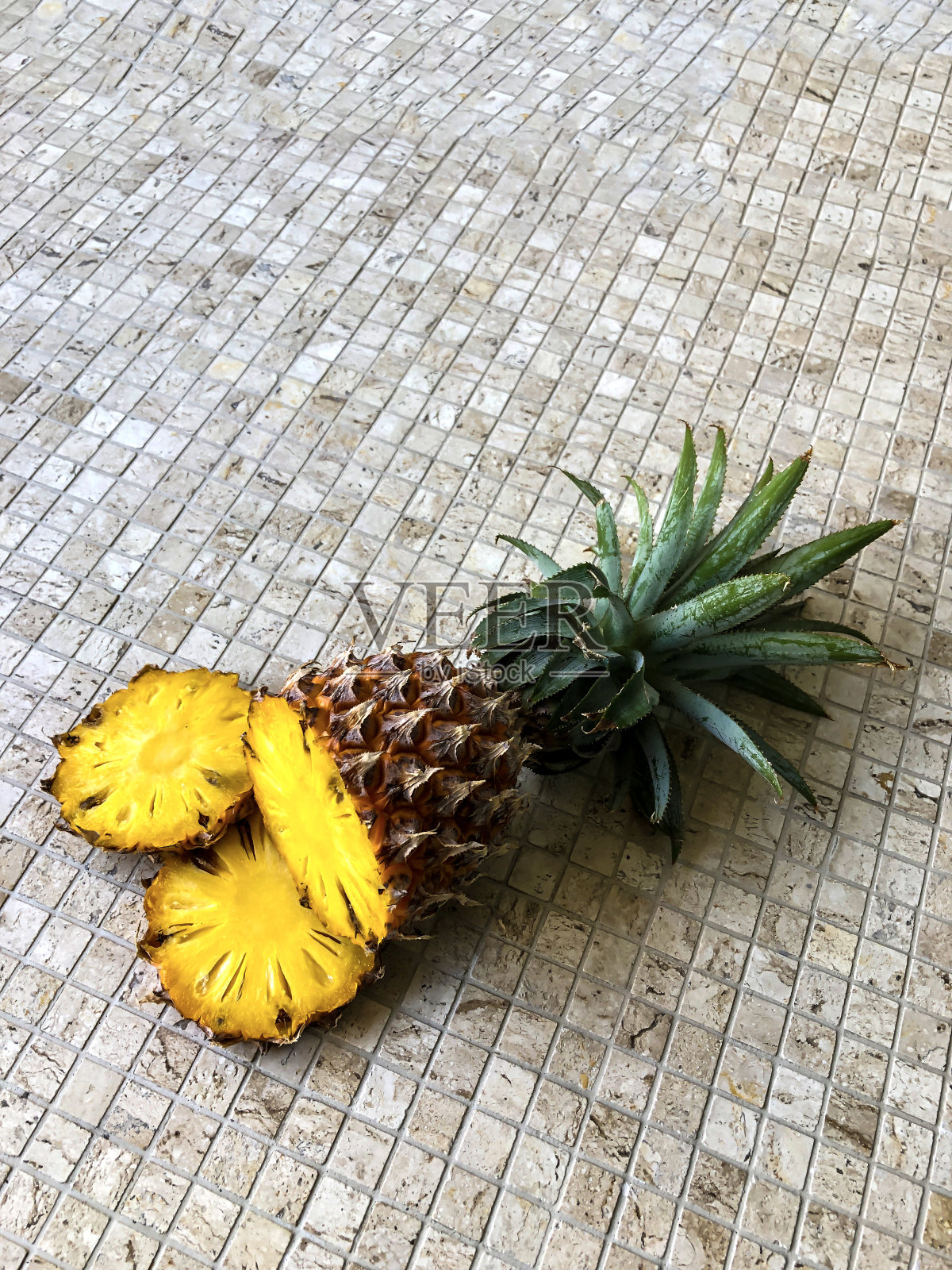 菠萝照片在白色背景,孤立,切割照片摄影图片