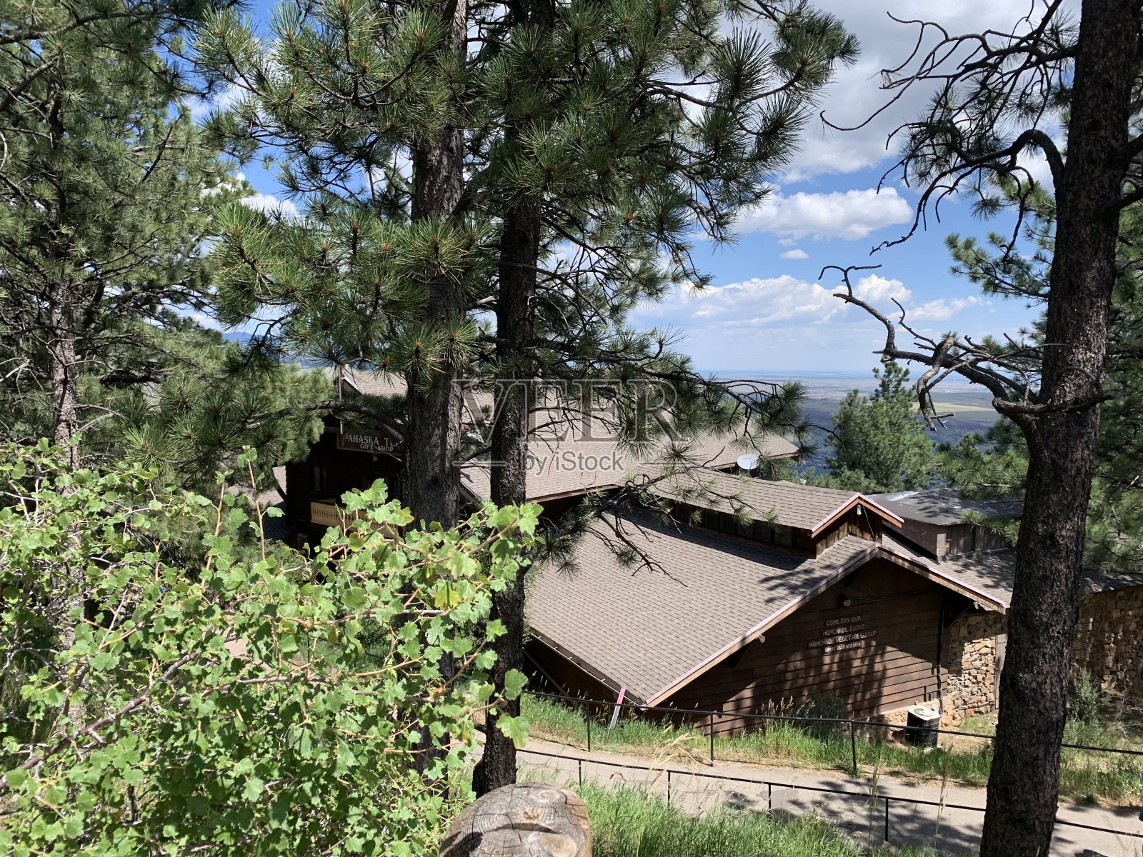 在落基山脉国家公园美国科罗拉多湖的观点-股票照片照片摄影图片