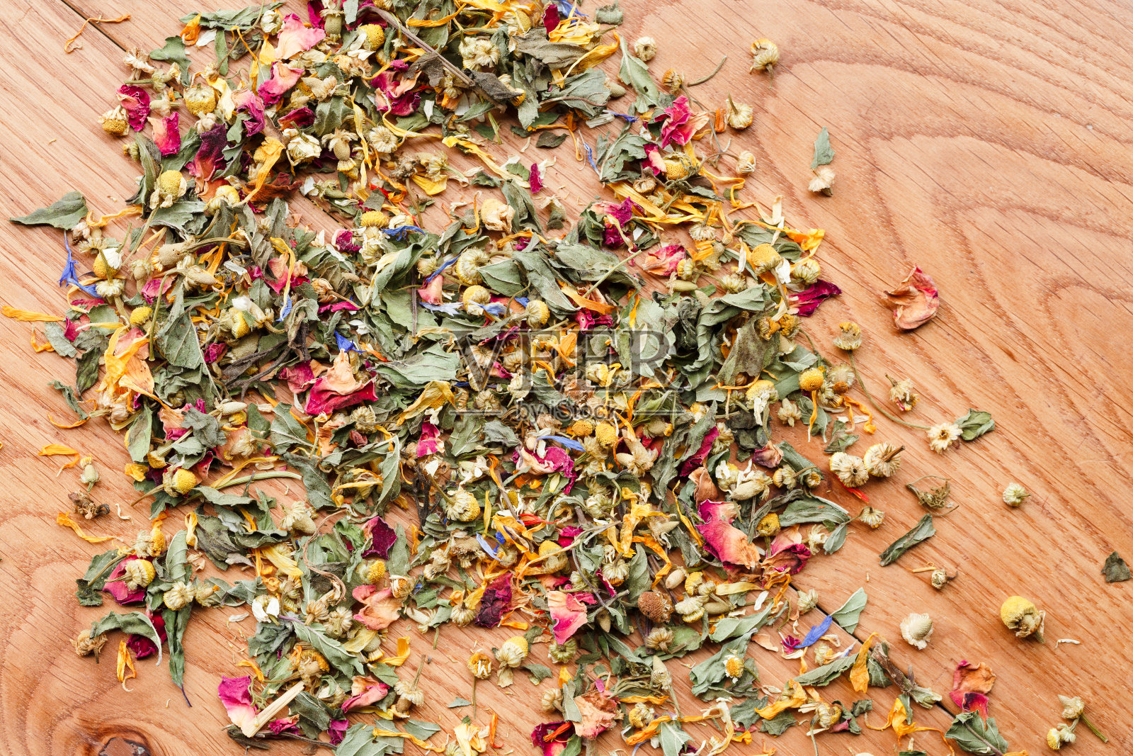 桌上的水果茶混合物照片摄影图片