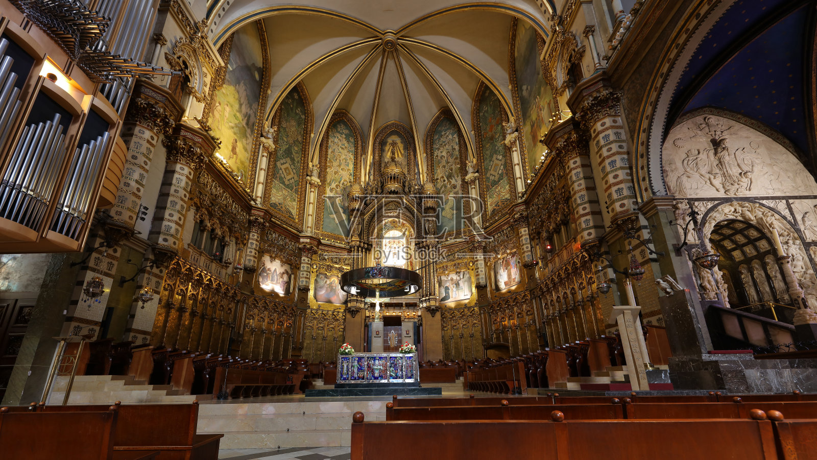 蒙特塞拉特修道院照片摄影图片