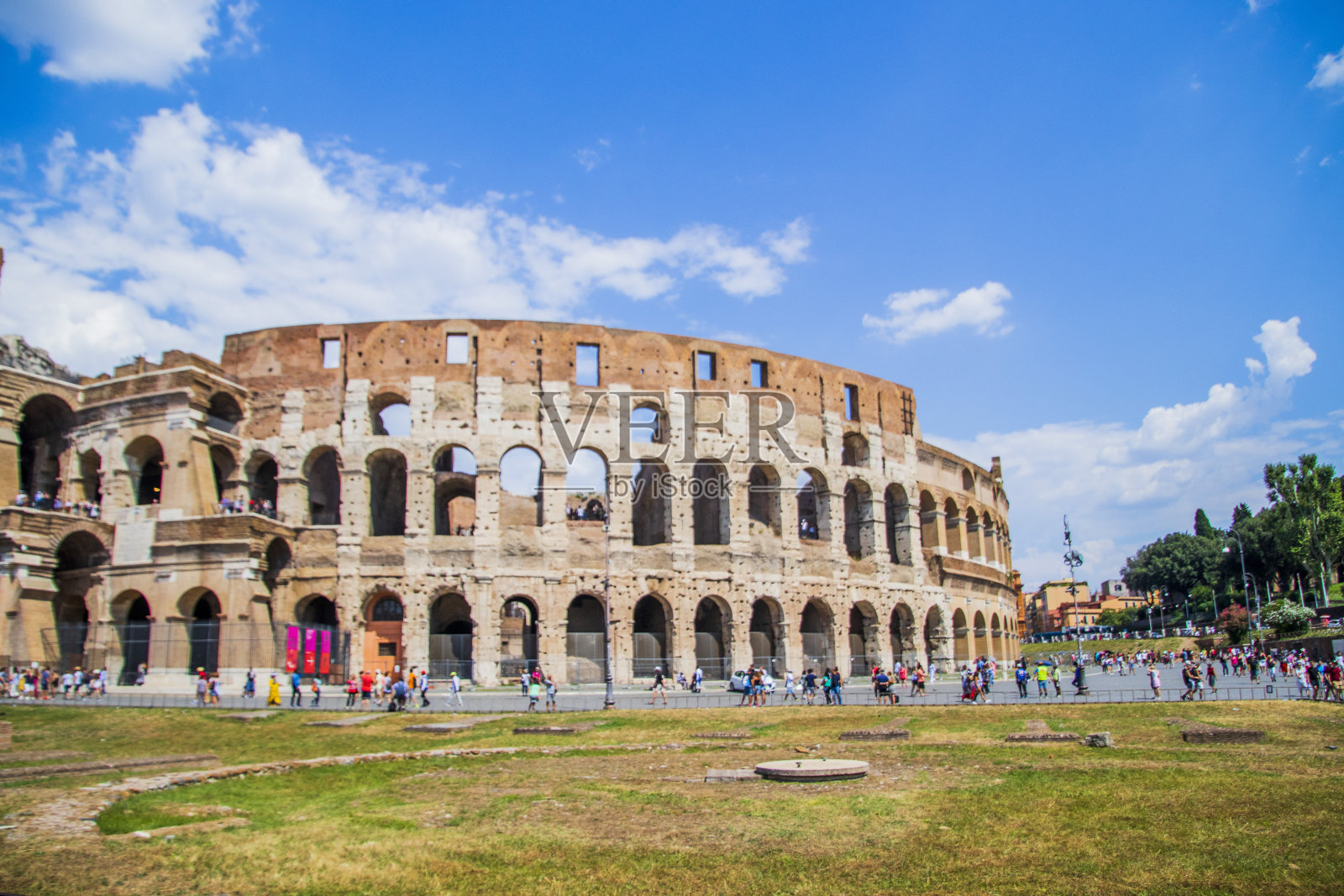 罗马斗兽场的各种景观。意大利照片摄影图片