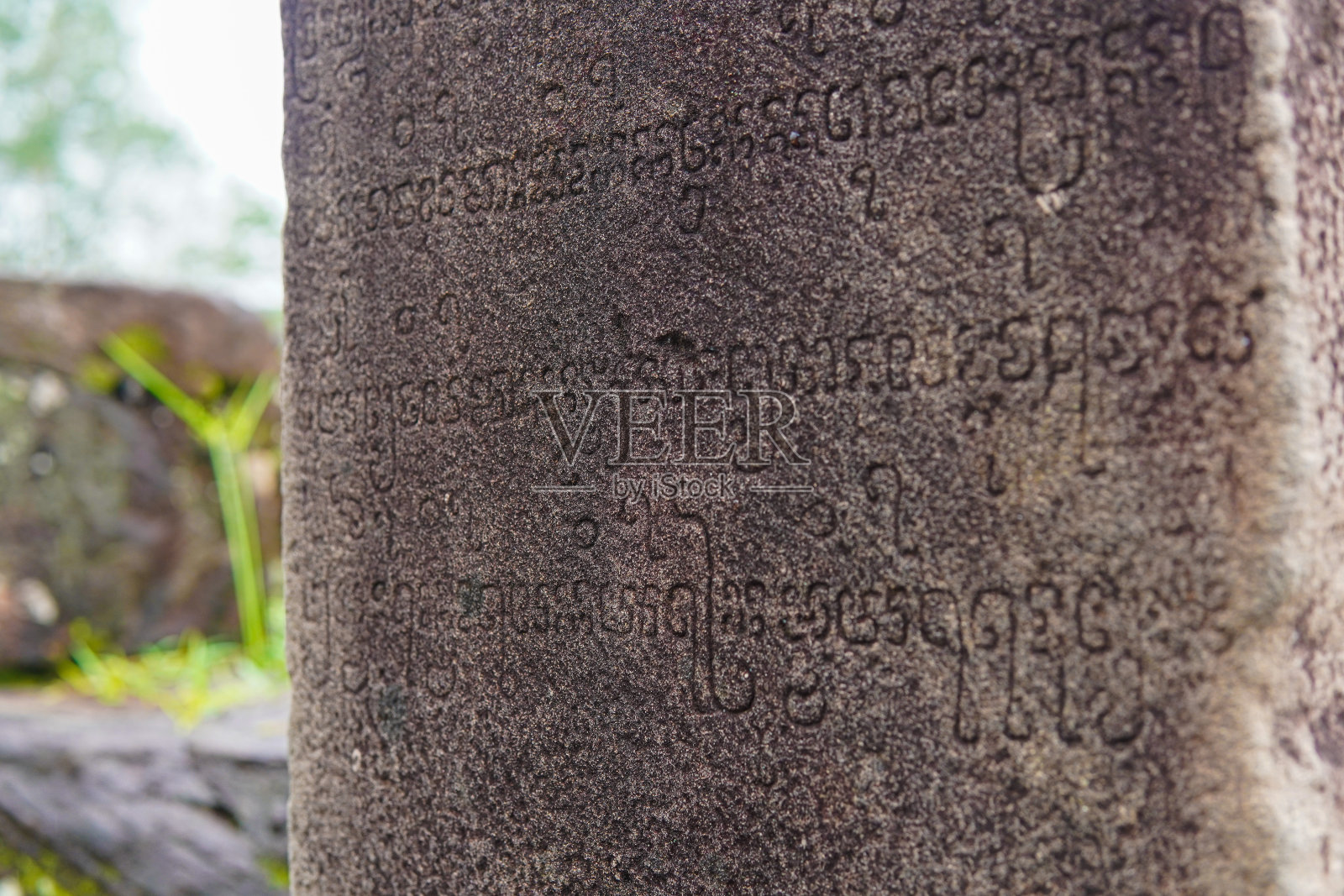 越南美山圣地的古老印度教寺庙废墟。这个避难所是联合国教科文组织在越南的世界遗产。照片摄影图片