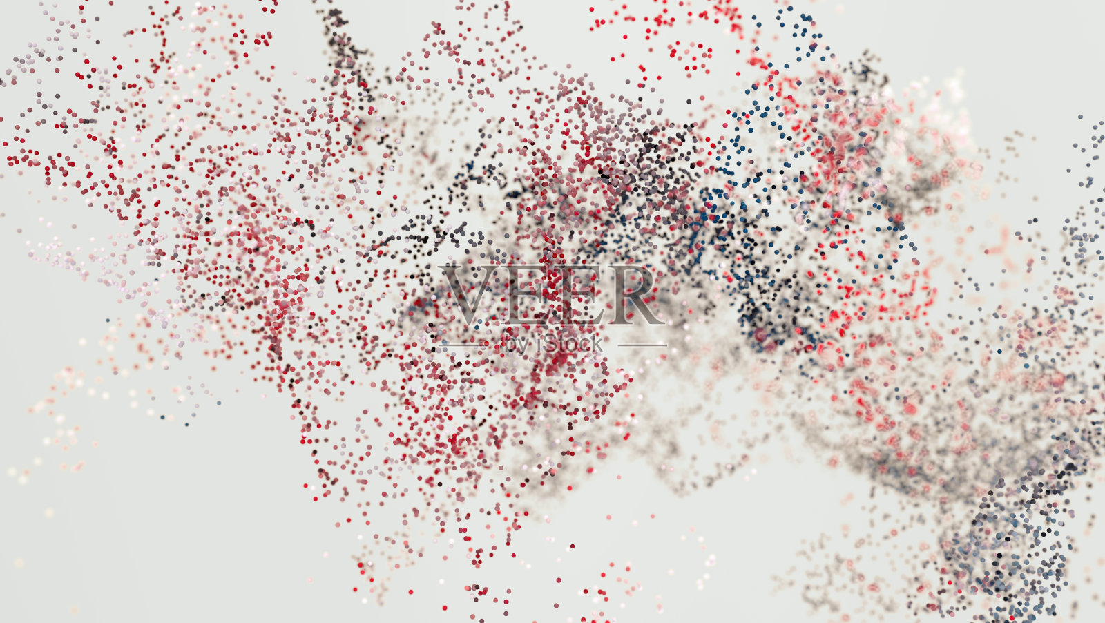 摘要彩色背景与数以千计的微小颗粒照片摄影图片