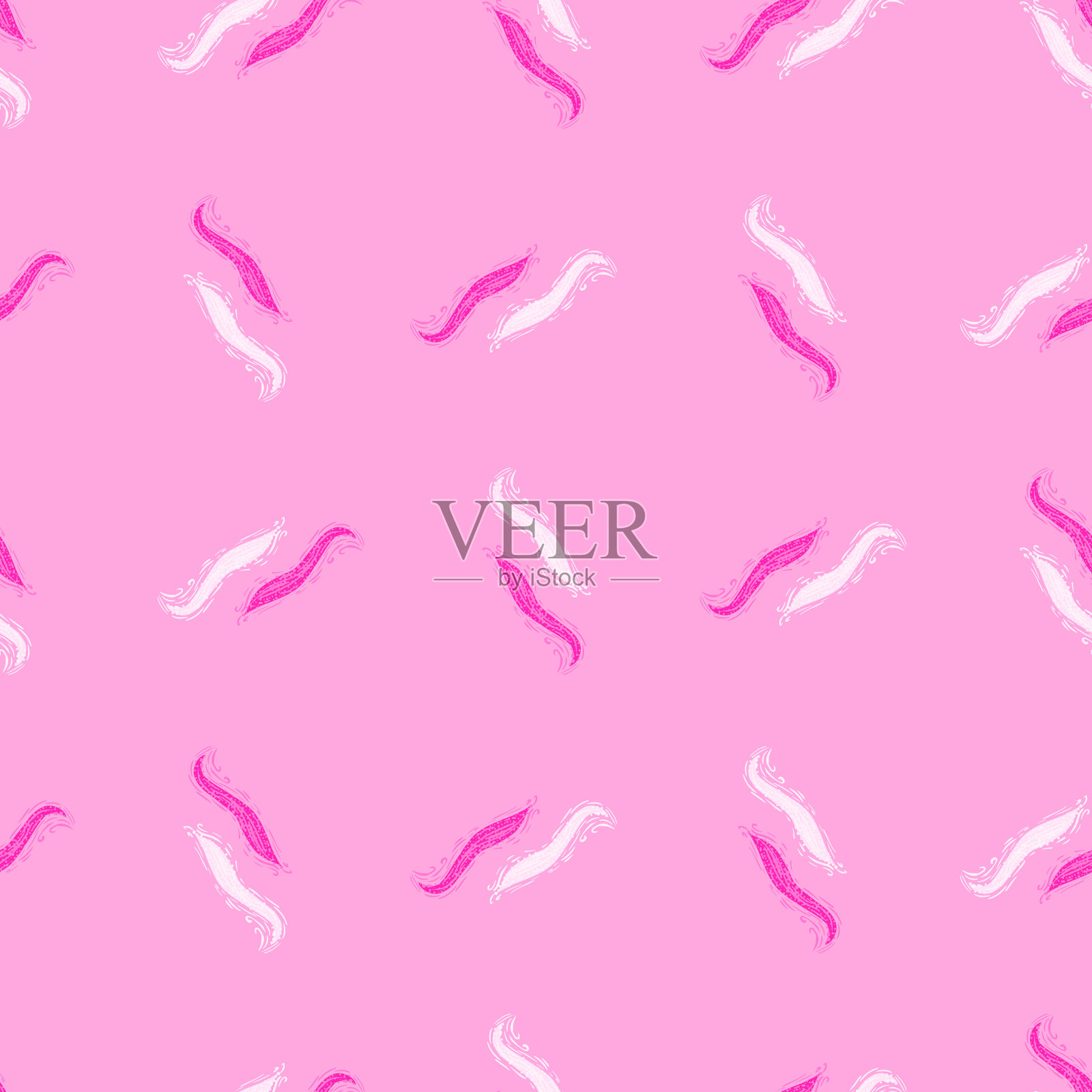 五彩纸屑无缝模式。庆祝生日的背景。插画图片素材