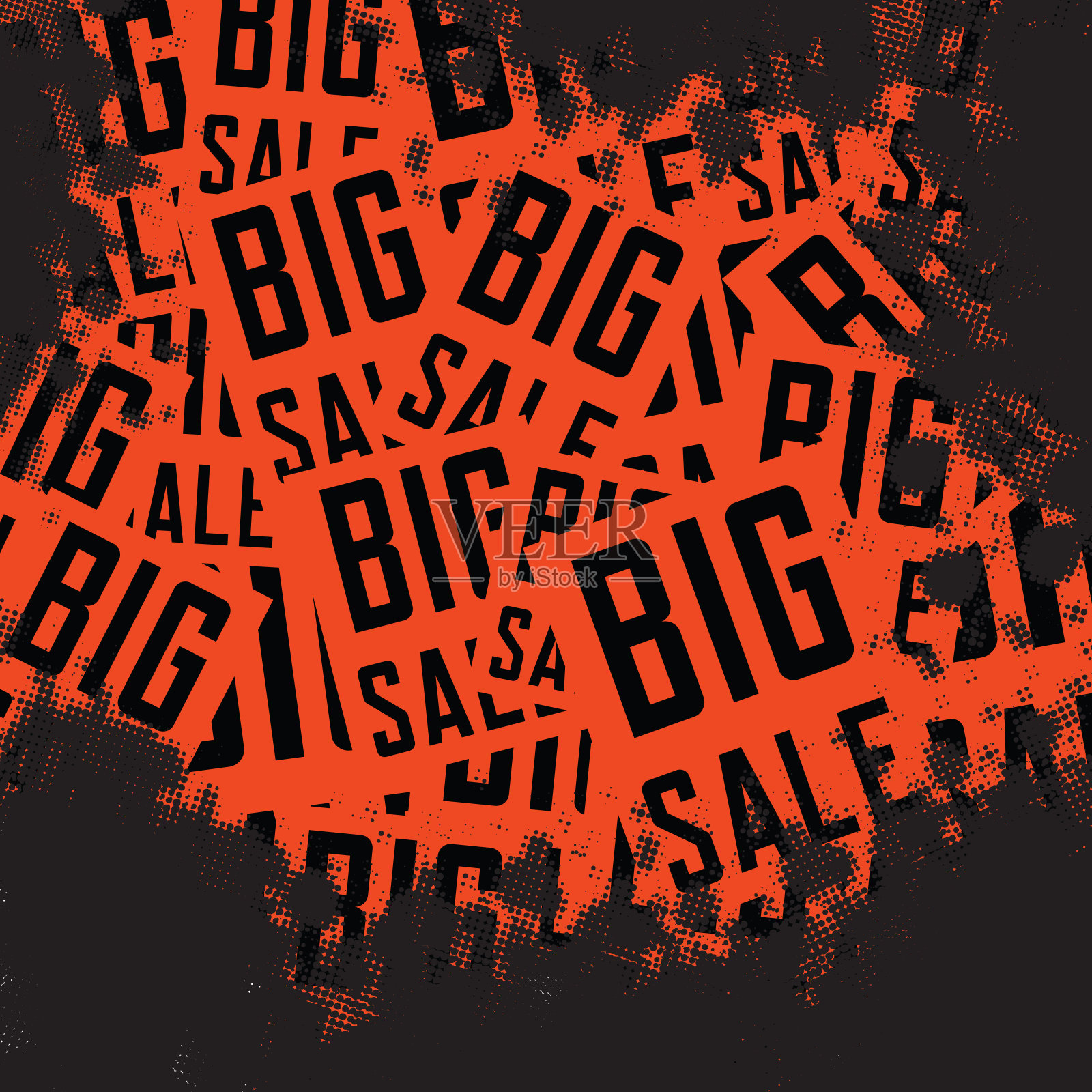 垃圾大减价横幅设计元素图片