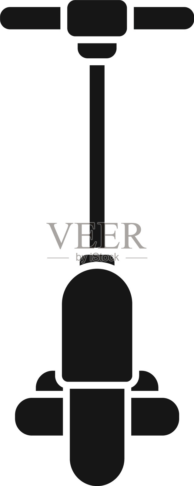 电动滑板车图标简单踢设计元素图片