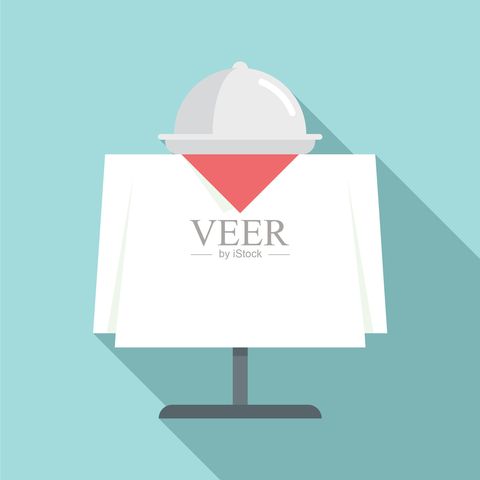 餐厅桌子图标平面食物咖啡馆插画图片素材