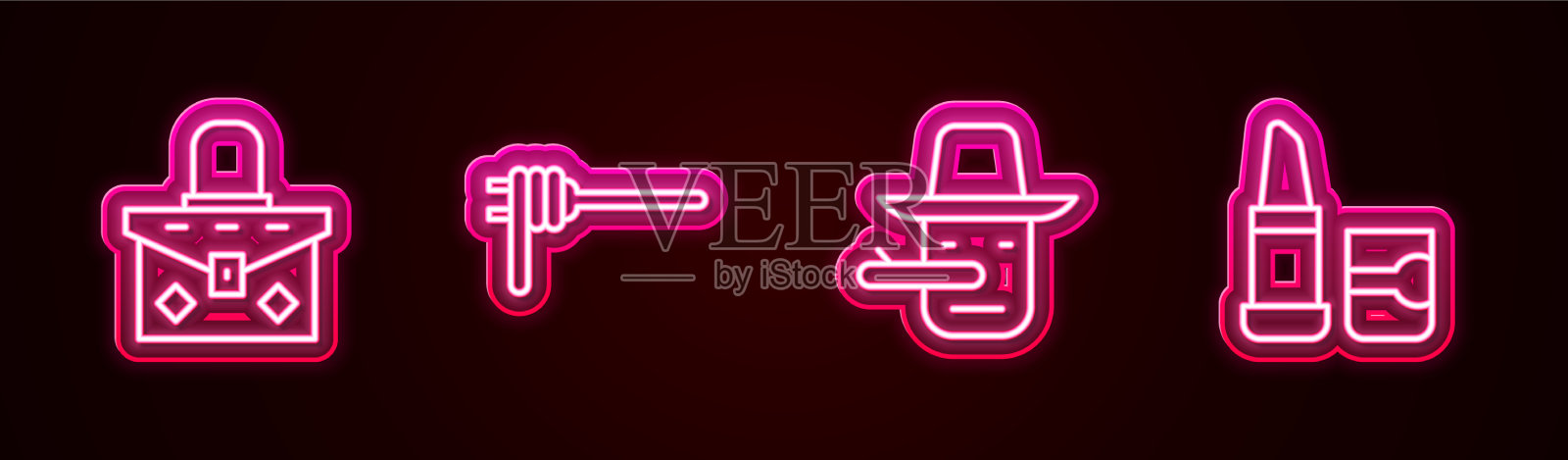 集手袋、意大利面、意大利皮诺曹和意大利面于一体插画图片素材